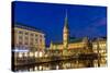 View of Hamburg City Hall - Germany-Leonid Andronov-Stretched Canvas