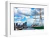 View of Hamburg Harbor from the Landungsbruecken, Germany-Moskwa-Framed Photographic Print