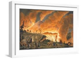 View of Hamilton Escorting their Sicilian Majesties on 11th May 1771-Pietro Fabris-Framed Giclee Print