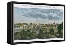 View of Hamilton, Victoria, Australia, C1885-J Meek-Framed Stretched Canvas