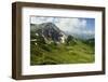 View of Hammerspitze from Kanzelwand, Kleines Walsertal, Austria, Europe-Jochen Schlenker-Framed Photographic Print