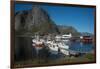 View of Hamnoya Harbour, Lofoten Islands, Nordland, Norway, Scandinavia, Europe-Ethel Davies-Framed Photographic Print