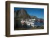 View of Hamnoya Harbour, Lofoten Islands, Nordland, Norway, Scandinavia, Europe-Ethel Davies-Framed Photographic Print