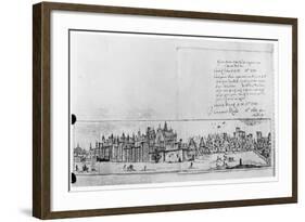 View of Hampton Court Palace-null-Framed Giclee Print