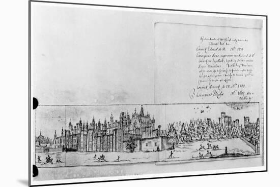 View of Hampton Court Palace-null-Mounted Giclee Print