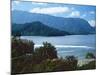 View of Hanalei Bay and Bali Hai from the Princeville Hotel, Kauai, Hawaii, USA-Charles Sleicher-Mounted Photographic Print