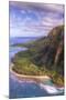 View of Hanalei from Na Pali Coast, Kauai Hawaii-Vincent James-Mounted Premium Photographic Print