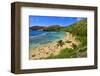 View of Hanauma Bay, Island of Oahu, Hawaii, USA-null-Framed Premium Giclee Print