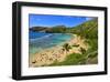 View of Hanauma Bay, Island of Oahu, Hawaii, USA-null-Framed Art Print