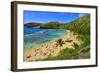 View of Hanauma Bay, Island of Oahu, Hawaii, USA-null-Framed Art Print