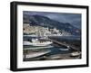 View of Harbor and Breakwater of Monte Carlo-David S. Boyer-Framed Photographic Print