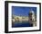 View of Harbor and Fortress Turret, Valletta, Malta-Robin Hill-Framed Photographic Print