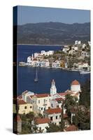 View of Harbour, Kastellorizo (Meis), Dodecanese, Greek Islands, Greece, Europe-Stuart Black-Stretched Canvas