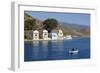 View of Harbour, Kastellorizo (Meis), Dodecanese, Greek Islands, Greece, Europe-Stuart Black-Framed Photographic Print