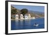 View of Harbour, Kastellorizo (Meis), Dodecanese, Greek Islands, Greece, Europe-Stuart Black-Framed Photographic Print