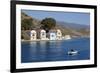 View of Harbour, Kastellorizo (Meis), Dodecanese, Greek Islands, Greece, Europe-Stuart Black-Framed Photographic Print