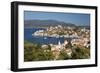 View of Harbour, Kastellorizo (Meis), Dodecanese, Greek Islands, Greece, Europe-Stuart Black-Framed Photographic Print