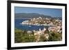 View of Harbour, Kastellorizo (Meis), Dodecanese, Greek Islands, Greece, Europe-Stuart Black-Framed Photographic Print