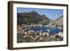 View of Harbour, Kastellorizo (Meis), Dodecanese, Greek Islands, Greece, Europe-Stuart Black-Framed Photographic Print