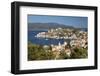 View of Harbour, Kastellorizo (Meis), Dodecanese, Greek Islands, Greece, Europe-Stuart Black-Framed Photographic Print