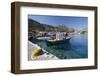 View of Harbour, Kastellorizo (Meis), Dodecanese, Greek Islands, Greece, Europe-Stuart Black-Framed Photographic Print