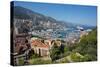 View of Harbour, Monaco, Mediterranean, Europe-Frank Fell-Stretched Canvas