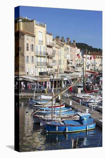 View of Harbour, Saint-Tropez, Var-Stuart Black-Stretched Canvas