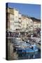 View of Harbour, Saint-Tropez, Var-Stuart Black-Stretched Canvas