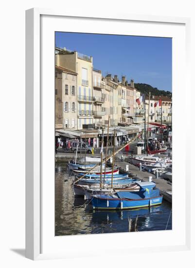 View of Harbour, Saint-Tropez, Var-Stuart Black-Framed Photographic Print