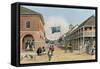 View of Harbour Street, Kingston, Jamaica-James Hakewill-Framed Stretched Canvas