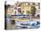 View of Harbour with Fishing and Leisure Boats, Sanary, Var, Cote d'Azur, France-Per Karlsson-Stretched Canvas