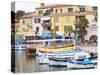 View of Harbour with Fishing and Leisure Boats, Sanary, Var, Cote d'Azur, France-Per Karlsson-Stretched Canvas