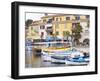 View of Harbour with Fishing and Leisure Boats, Sanary, Var, Cote d'Azur, France-Per Karlsson-Framed Premium Photographic Print
