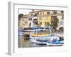 View of Harbour with Fishing and Leisure Boats, Sanary, Var, Cote d'Azur, France-Per Karlsson-Framed Premium Photographic Print