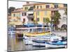 View of Harbour with Fishing and Leisure Boats, Sanary, Var, Cote d'Azur, France-Per Karlsson-Mounted Premium Photographic Print