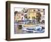 View of Harbour with Fishing and Leisure Boats, Sanary, Var, Cote d'Azur, France-Per Karlsson-Framed Photographic Print