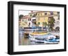 View of Harbour with Fishing and Leisure Boats, Sanary, Var, Cote d'Azur, France-Per Karlsson-Framed Photographic Print