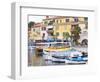 View of Harbour with Fishing and Leisure Boats, Sanary, Var, Cote d'Azur, France-Per Karlsson-Framed Photographic Print