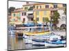 View of Harbour with Fishing and Leisure Boats, Sanary, Var, Cote d'Azur, France-Per Karlsson-Mounted Photographic Print