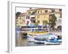 View of Harbour with Fishing and Leisure Boats, Sanary, Var, Cote d'Azur, France-Per Karlsson-Framed Photographic Print