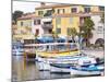 View of Harbour with Fishing and Leisure Boats, Sanary, Var, Cote d'Azur, France-Per Karlsson-Mounted Photographic Print