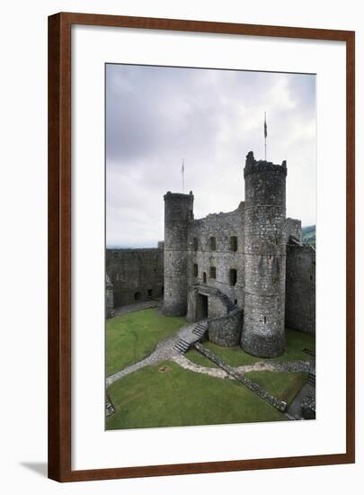 View of Harlech Castle-null-Framed Giclee Print