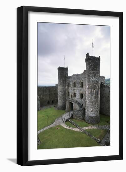 View of Harlech Castle-null-Framed Giclee Print