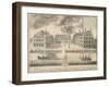 View of Harvard University before the American Revolution-null-Framed Giclee Print