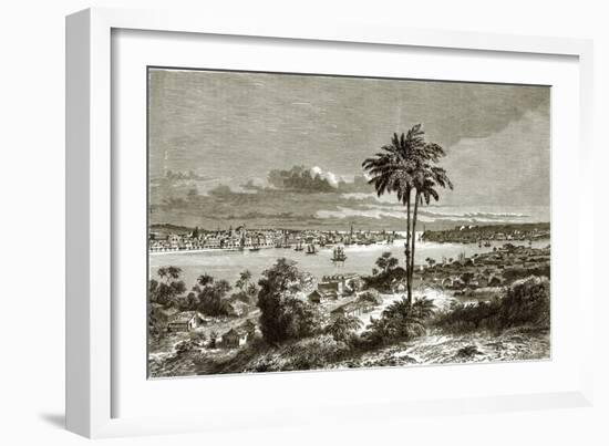 View of Havana, the Capital of Cuba-English-Framed Giclee Print