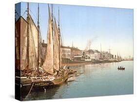 View of Havnegade, Copenhagen, Pub. 1900-null-Stretched Canvas