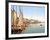 View of Havnegade, Copenhagen, Pub. 1900-null-Framed Giclee Print