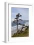 View of Haystack Rock and Cannon Beach, from Highway 101, Oregon, USA-Jamie & Judy Wild-Framed Photographic Print