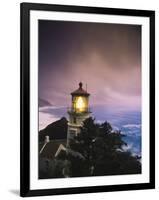 View of Heceta Head Lighthouse at Dusk, Oregon, USA-Stuart Westmorland-Framed Photographic Print