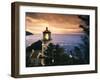 View of Heceta Head Lighthouse at Sunset, Oregon, USA-Stuart Westmorland-Framed Photographic Print